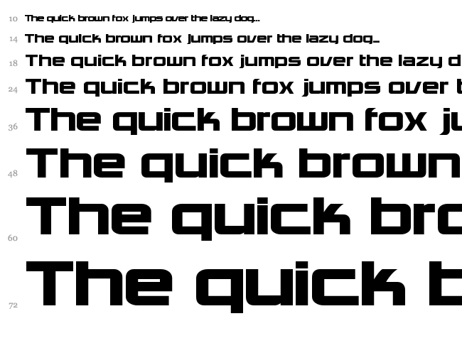 Charlie Brown M54 font waterfall